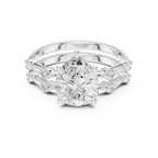 2.86 CT VS Pear Cut White Gold Diamond Engagement Ring