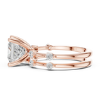 2.86 CT VS Princess Cut White Gold Diamond Engagement Ring