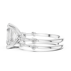 2.86 CT VS Radient Cut White Gold Diamond Engagement Ring