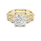2.86 CT VS Round Cut White Gold Diamond Engagement Ring
