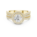Women's VVS Diamond 10K Gold Engagement Ring