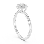 Round Cut D Color Engagement Ring