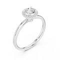 Round Cut D Color Engagement Ring
