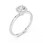 Round Cut D Color Engagement Ring