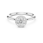 Round Cut D Color Engagement Ring