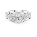 Classic Rose Gold Lab Grown Diamond engagement ring with 10K Gold