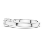 D Color VVS1 Round Moissanite Wedding Ring