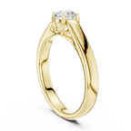 D Color VVS1 Round Moissanite Wedding Ring