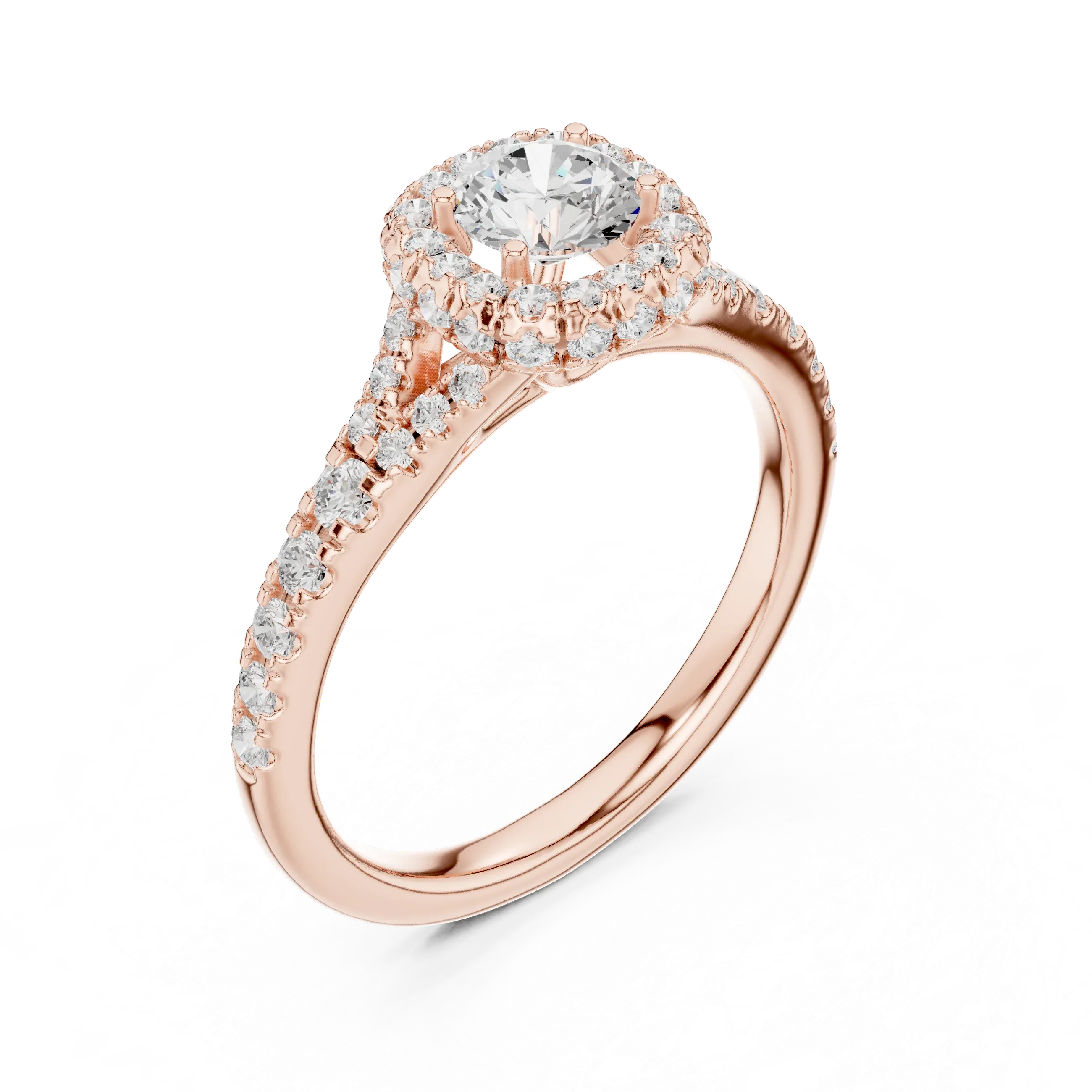 D Color Round Lab Created Diamond Solitaire Anniversary Gift