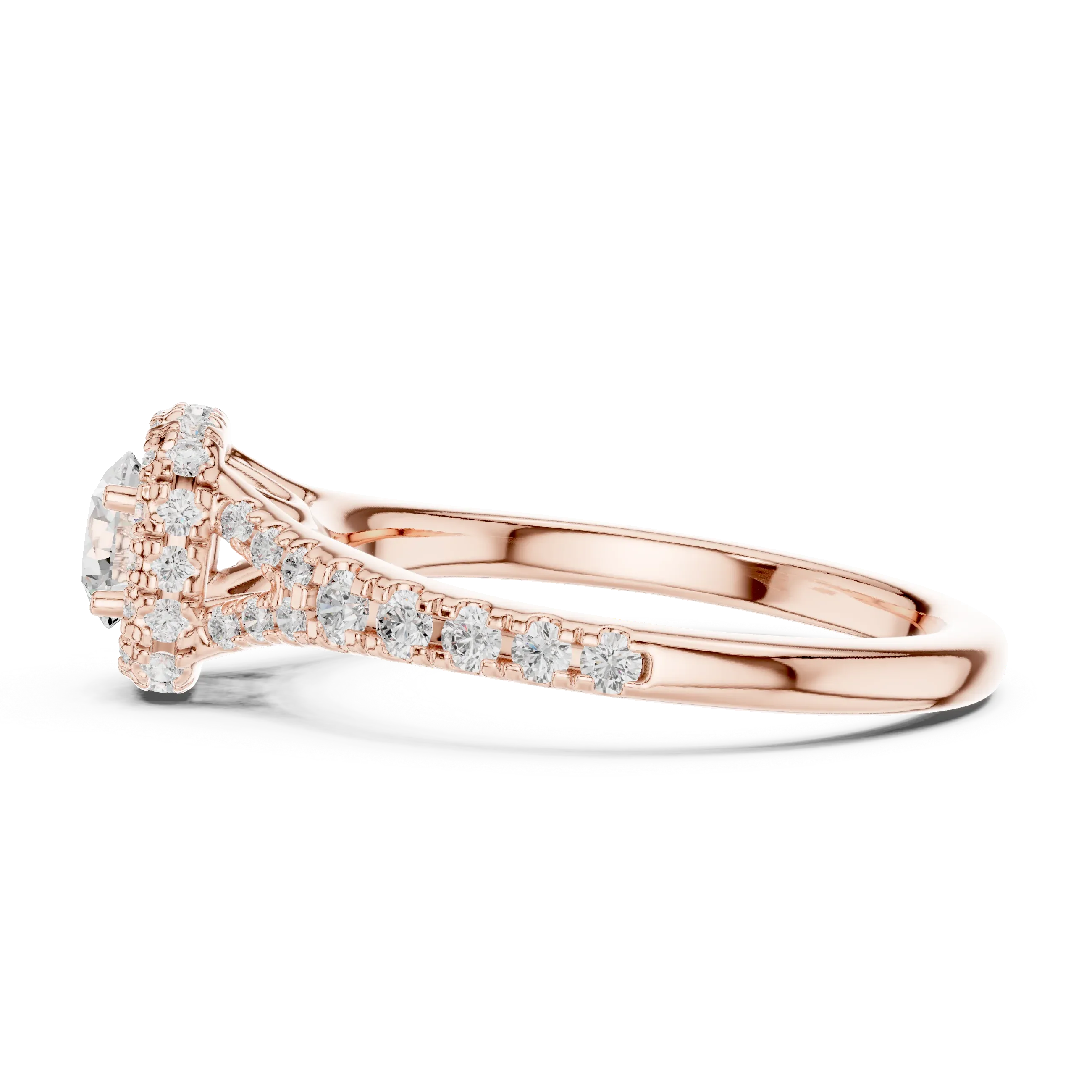 D Color Round Lab Created Diamond Solitaire Anniversary Gift