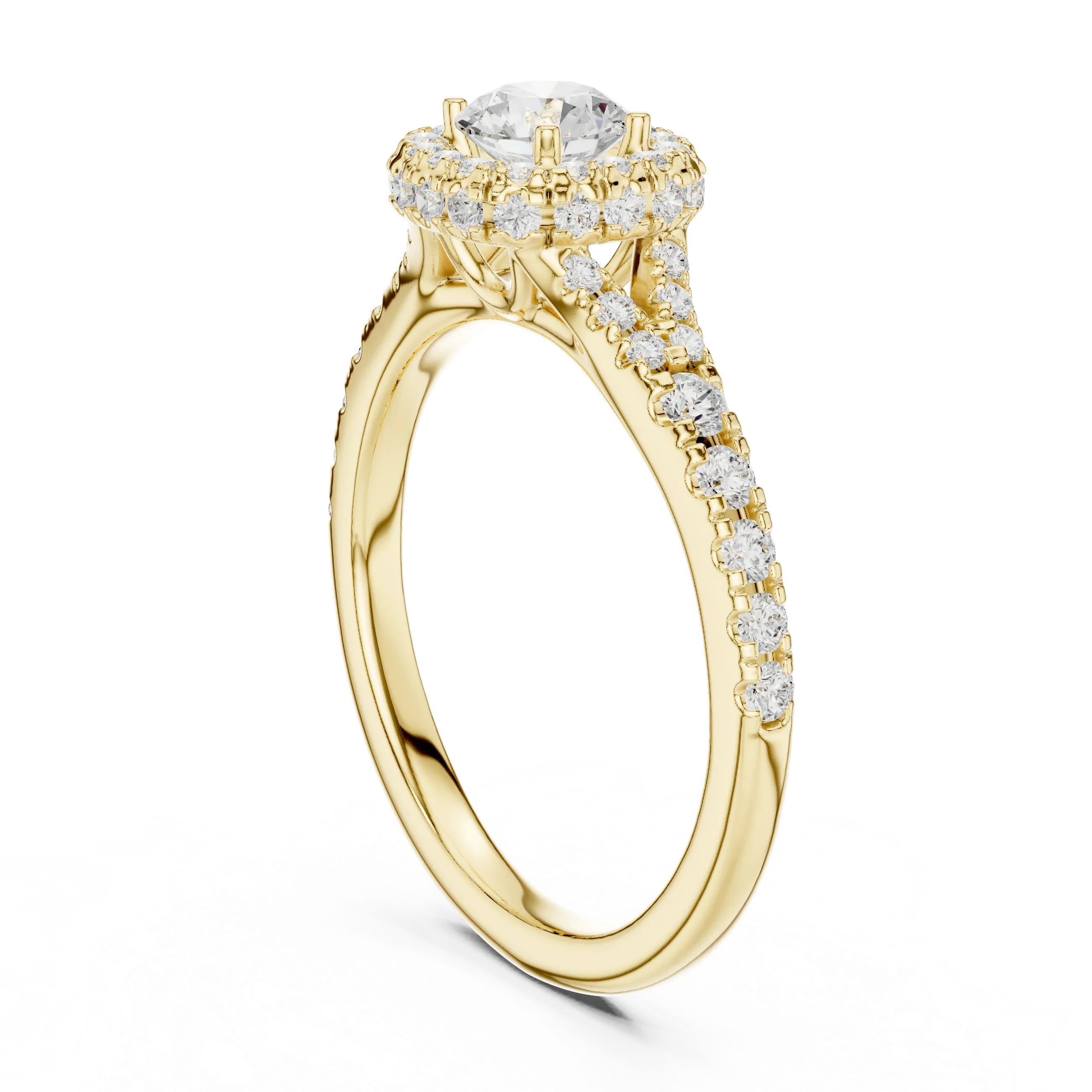 D Color Round Lab Created Diamond Solitaire Anniversary Gift