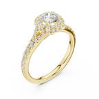 D Color Round Lab Created Diamond Solitaire Anniversary Gift