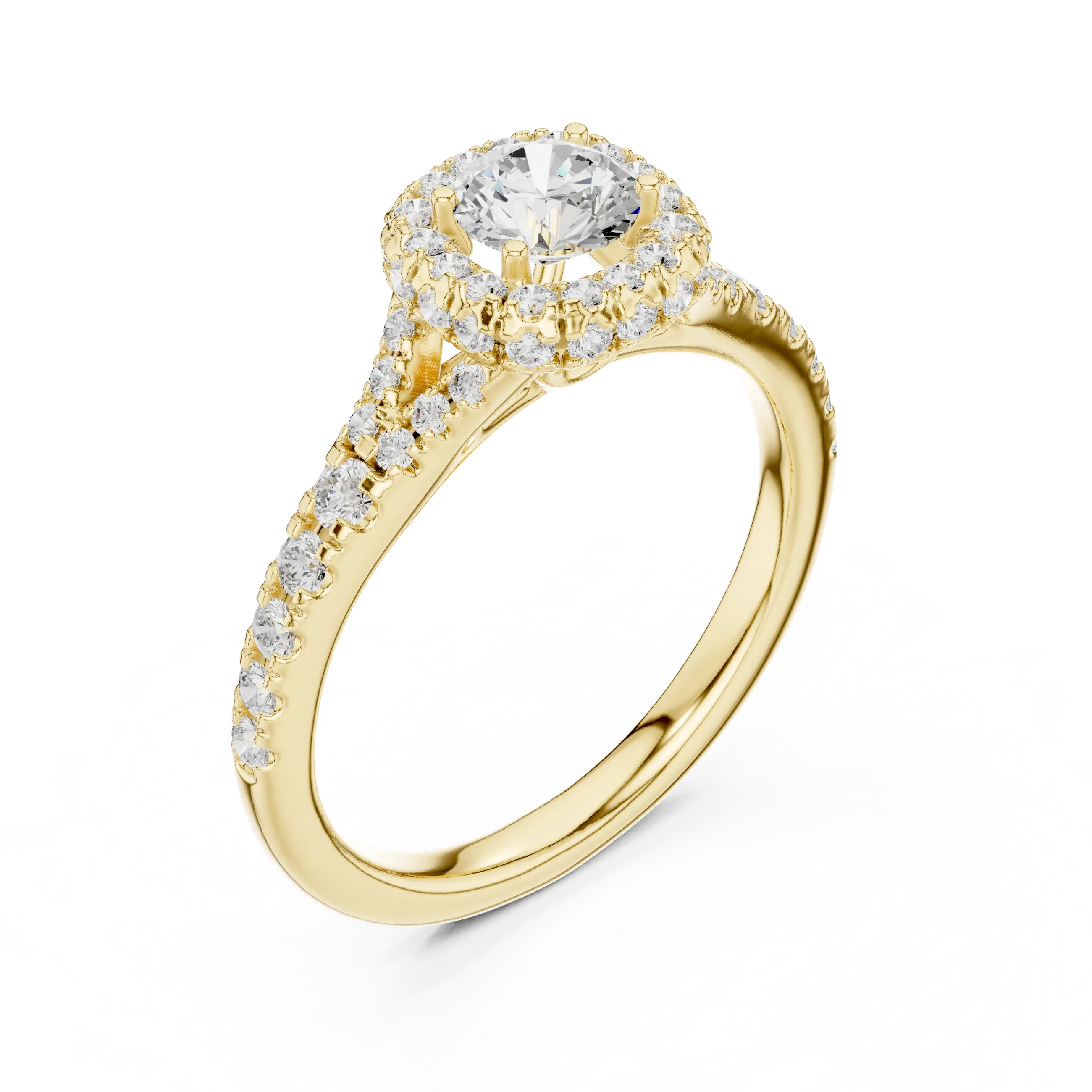 D Color Round Lab Created Diamond Solitaire Anniversary Gift