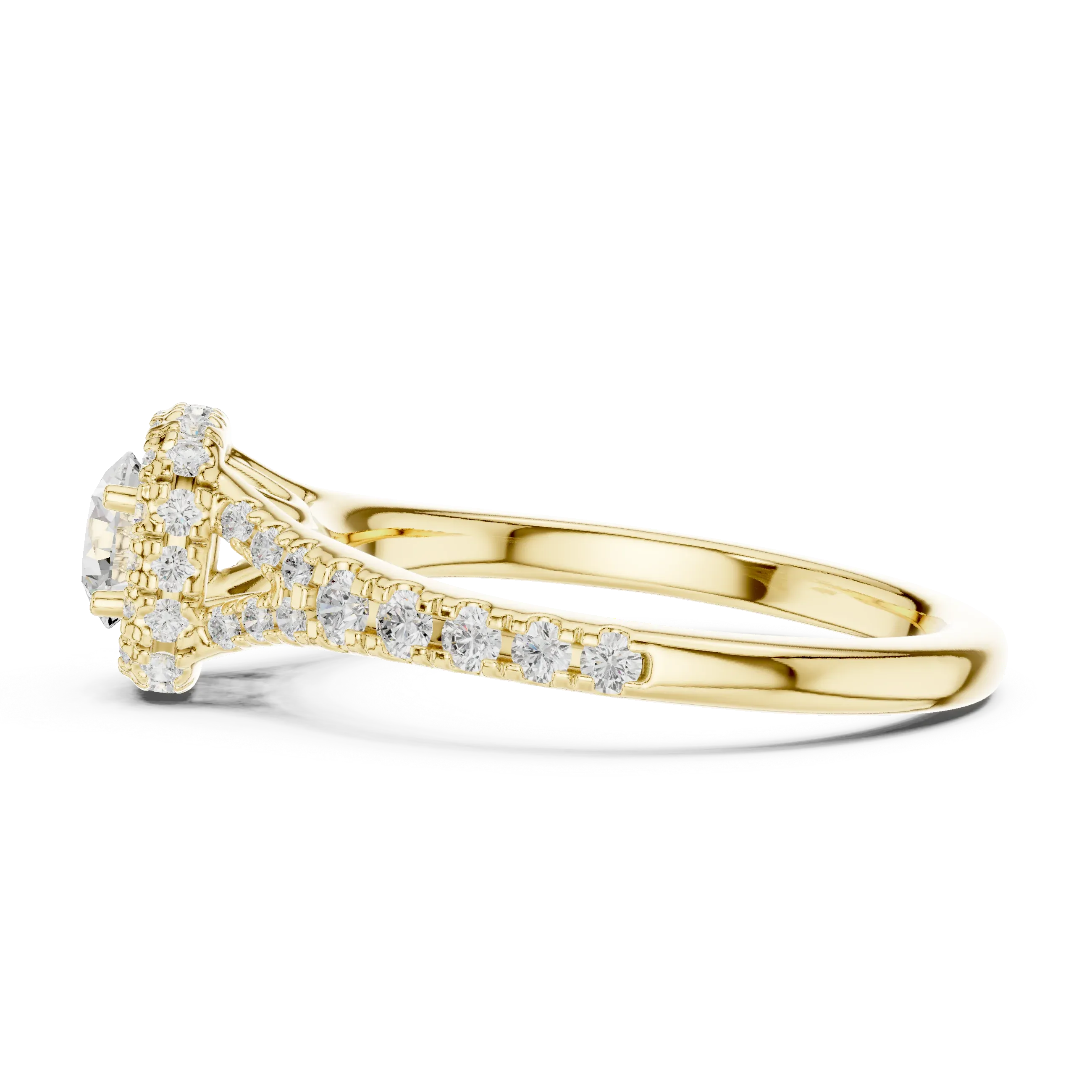 D Color Round Lab Created Diamond Solitaire Anniversary Gift