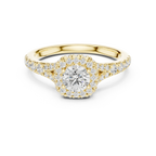 D Color Round Lab Created Diamond Solitaire Anniversary Gift