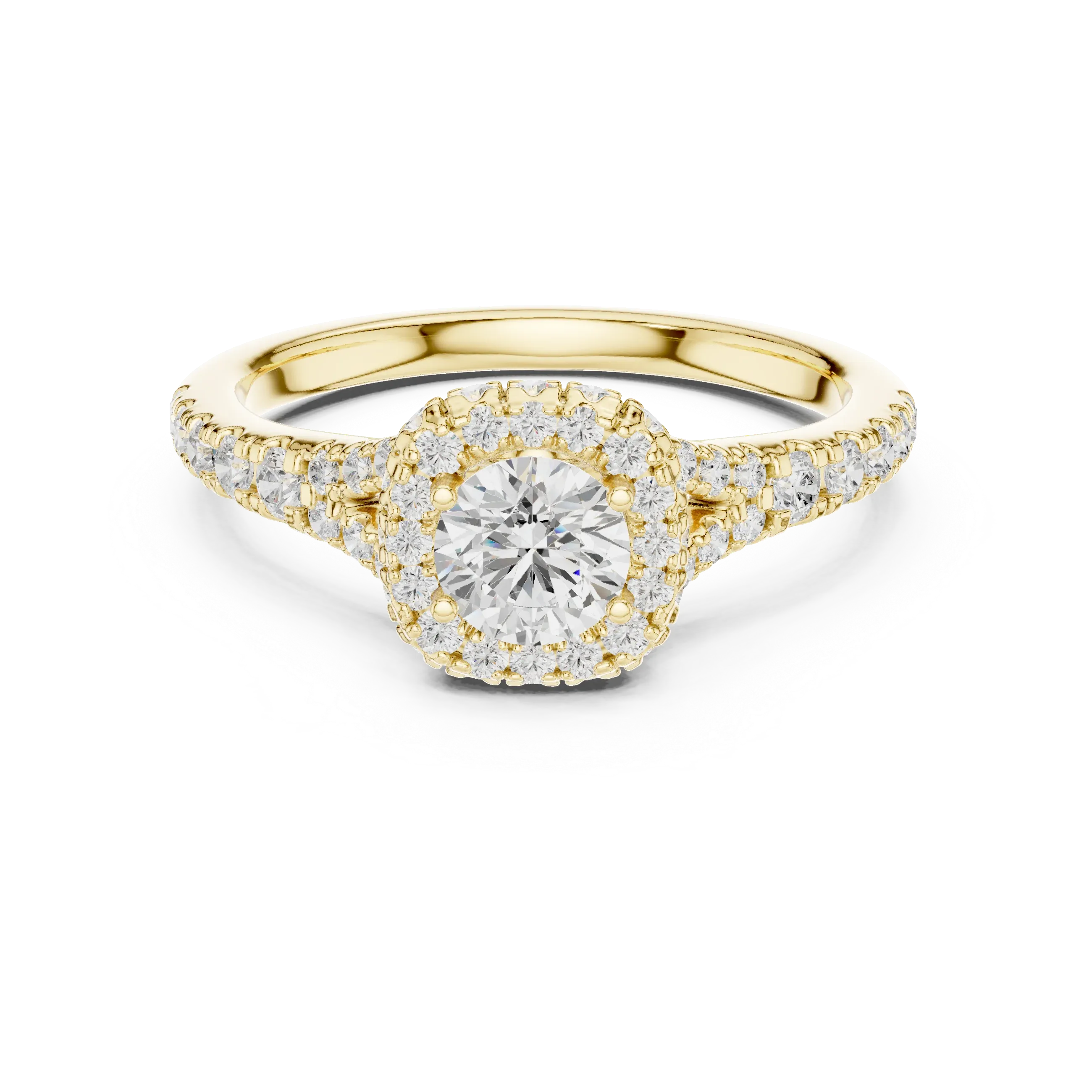 D Color Round Lab Created Diamond Solitaire Anniversary Gift