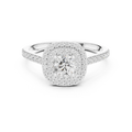 E Color VVS1 Round Lab Grown Diamond Solitaire Promise Ring