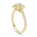 E Color VVS1 Round Lab Grown Diamond Solitaire Promise Ring