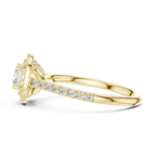 E Color VVS1 Round Lab Grown Diamond Solitaire Promise Ring