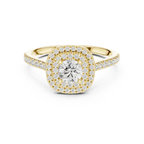 E Color VVS1 Round Lab Grown Diamond Solitaire Promise Ring