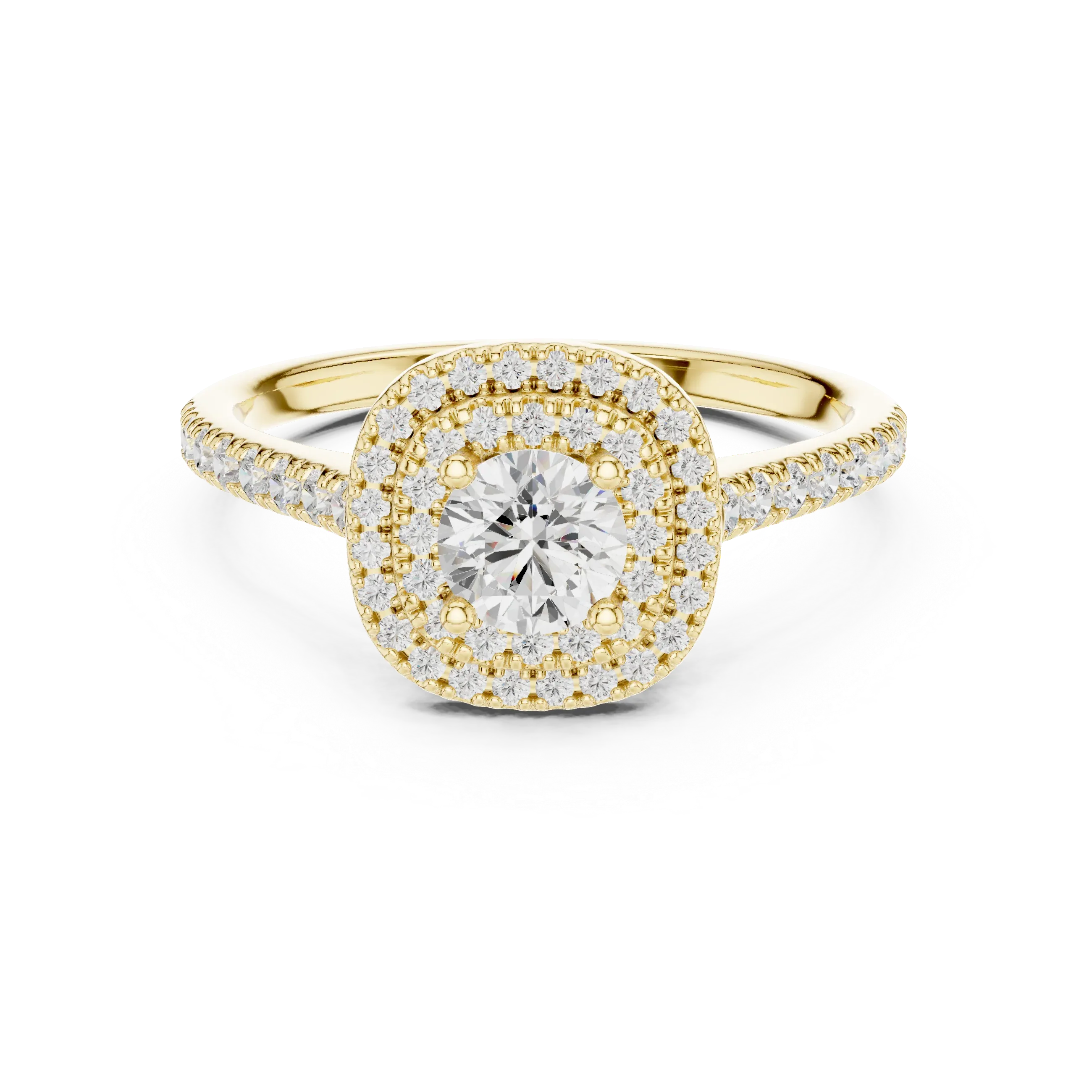 E Color VVS1 Round Lab Grown Diamond Solitaire Promise Ring