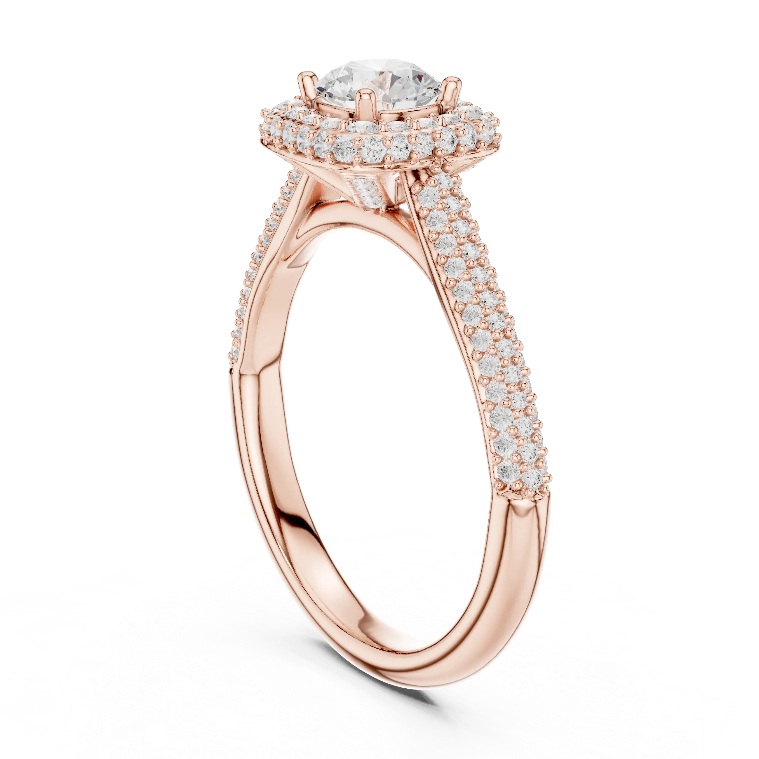 Sleek Round Moissanite Solitaire Ring for Anniversary Gift