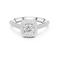 Sleek Round Moissanite Solitaire Ring for Anniversary Gift