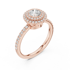 High-Brilliance Round Moissanite  Solitaire D Color VVS