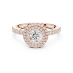 High-Brilliance Round Moissanite  Solitaire D Color VVS