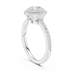 High-Brilliance Round Moissanite  Solitaire D Color VVS