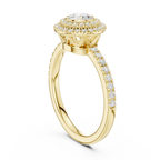 High-Brilliance Round Moissanite  Solitaire D Color VVS