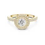High-Brilliance Round Moissanite  Solitaire D Color VVS