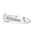 Lab Grown Round Diamond Ring with  E Color