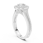 E Color VVS1 Round Lab Created Diamond  Ring
