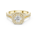 E Color VVS1 Round Lab Created Diamond  Ring
