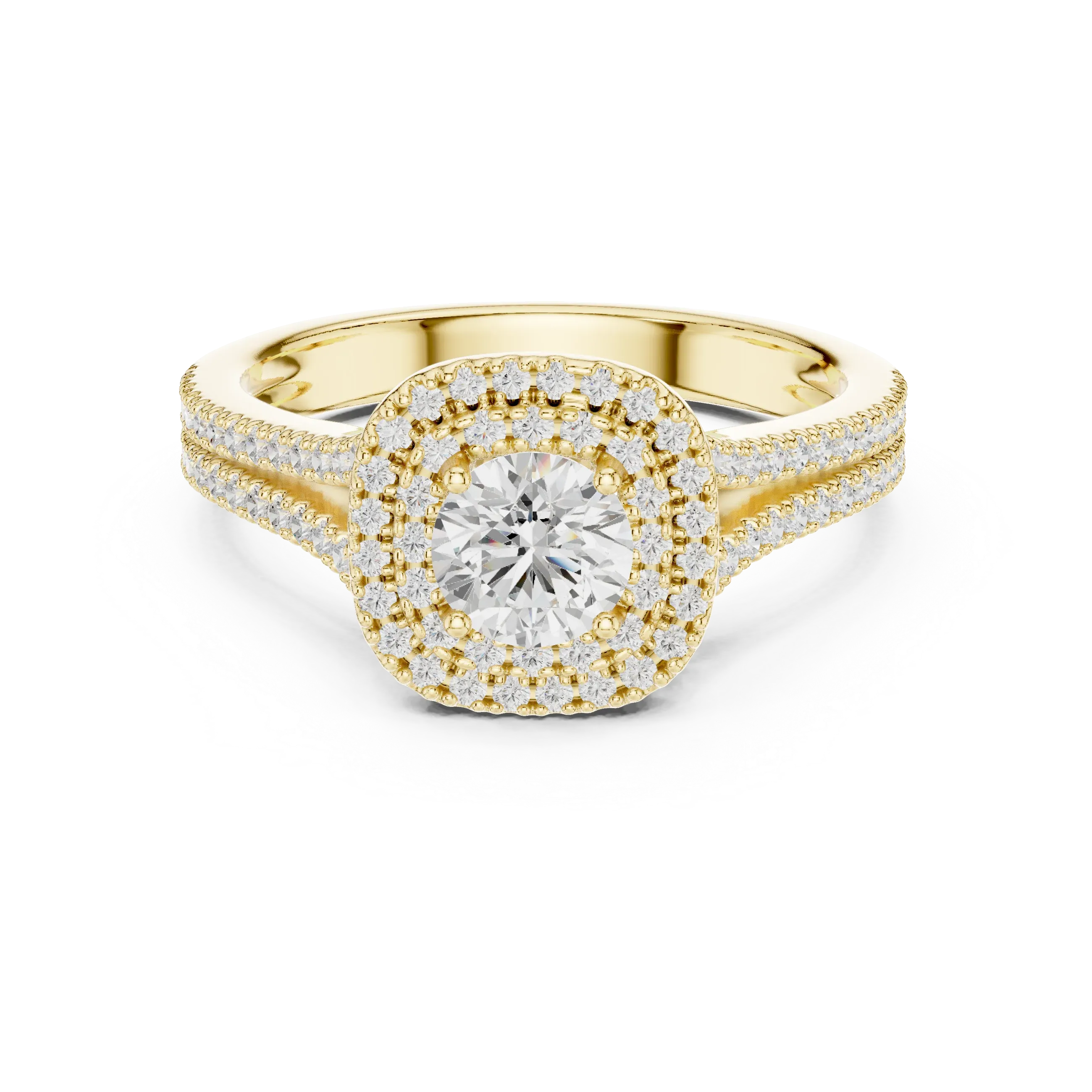 E Color VVS1 Round Lab Created Diamond  Ring