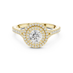 Round Moissanite Floating  Anniversary Gift