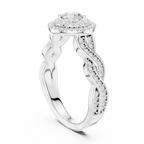 D Color VVS Round Diamond  Wedding Band
