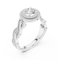 D Color VVS Round Diamond  Wedding Band