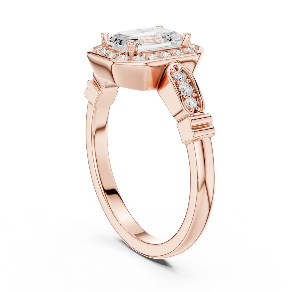 Round VVS Diamond  Anniversary Gift for Her