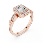 Round VVS Diamond  Anniversary Gift for Her