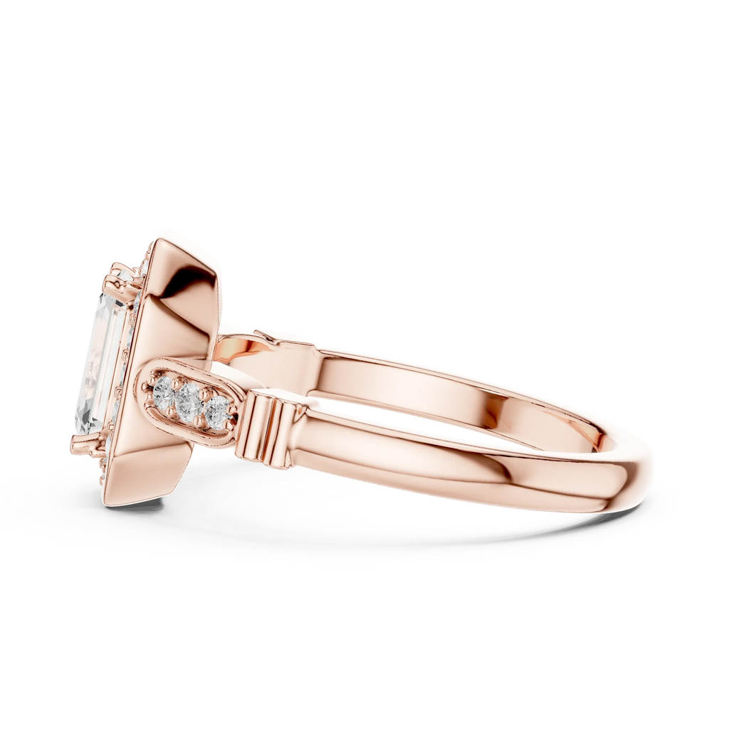 Round VVS Diamond  Anniversary Gift for Her