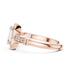 Round VVS Diamond  Anniversary Gift for Her