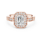 Round VVS Diamond  Anniversary Gift for Her