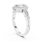 Round VVS Diamond  Anniversary Gift for Her