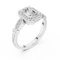 Round VVS Diamond  Anniversary Gift for Her