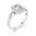Round VVS Diamond  Anniversary Gift for Her