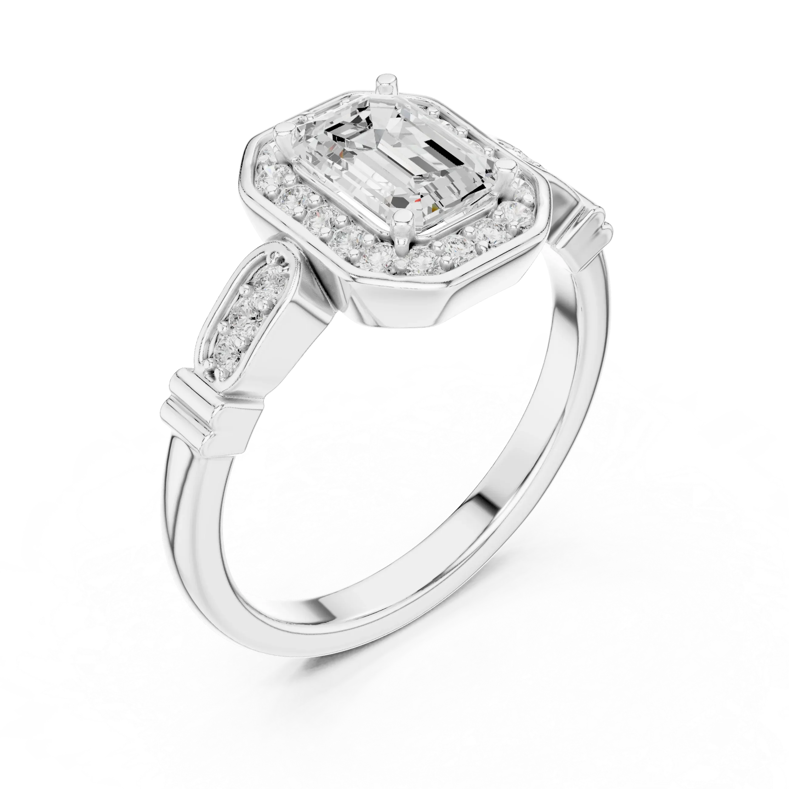 Round VVS Diamond  Anniversary Gift for Her