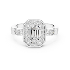 Round VVS Diamond  Anniversary Gift for Her