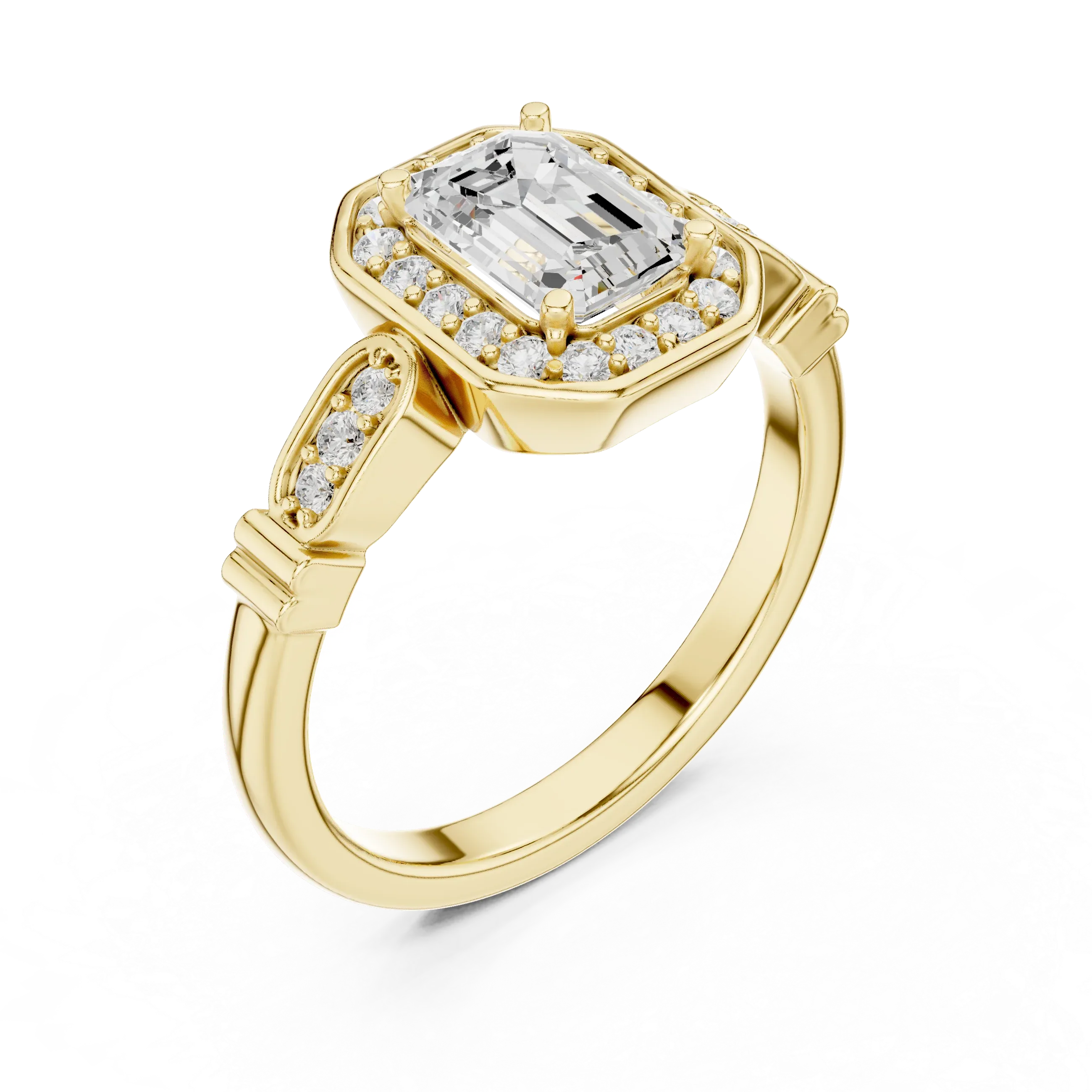 Round VVS Diamond  Anniversary Gift for Her
